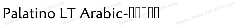 Palatino LT Arabic字体转换